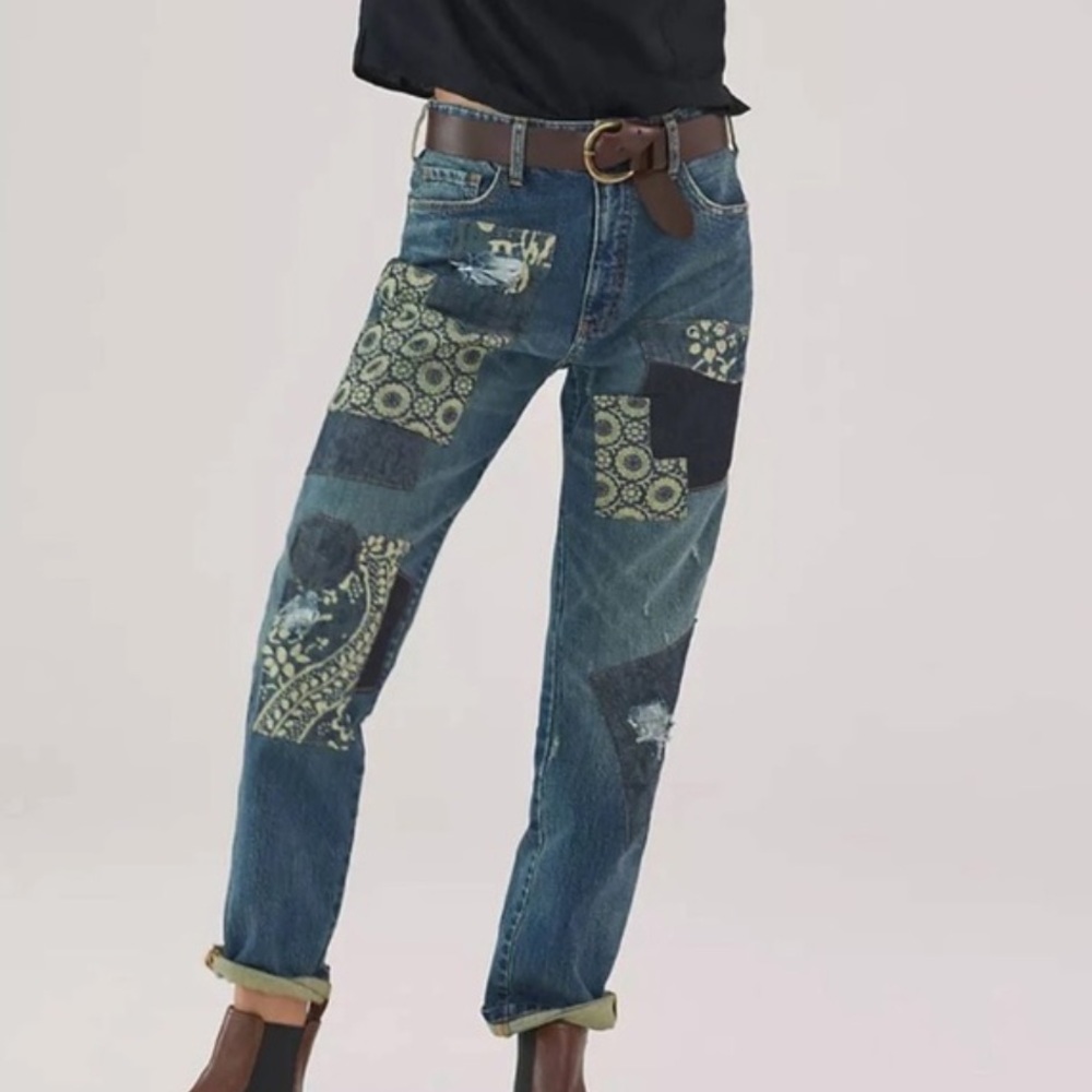 Anthropologie Borrowed Boyfriend Jeans - Pilcro - 16 Pl.
